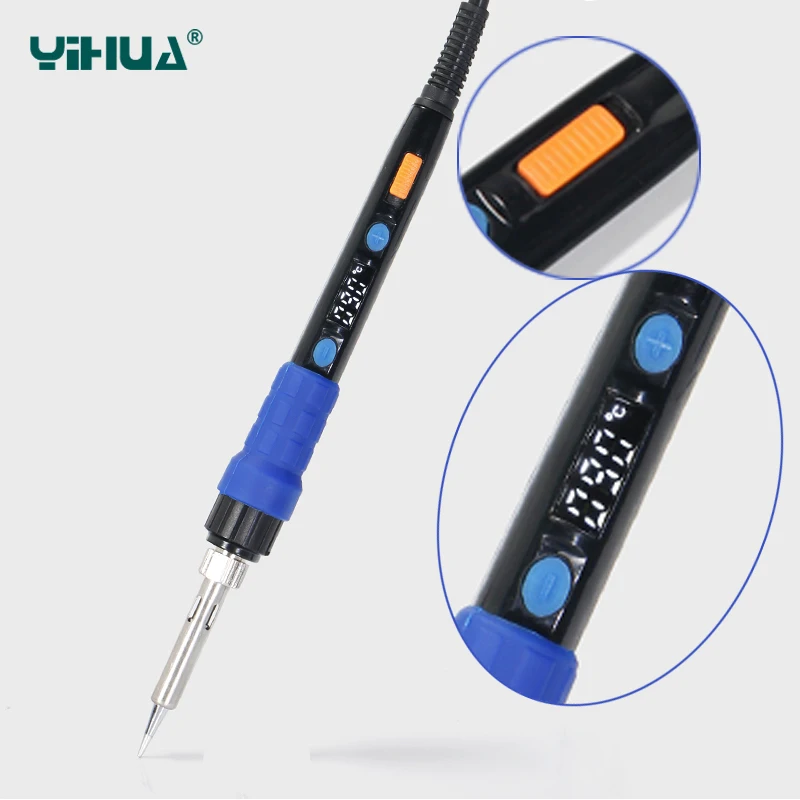 NEW YIHUA 928D Soldering iron ESD Thermostatic Digital display adjustable temperature work sleep function Fahrenheit Conversion NEW YIHUA 928D Soldering iron ESD Thermostatic Digital display adjustable temperature work sleep function Fahrenheit Conversion