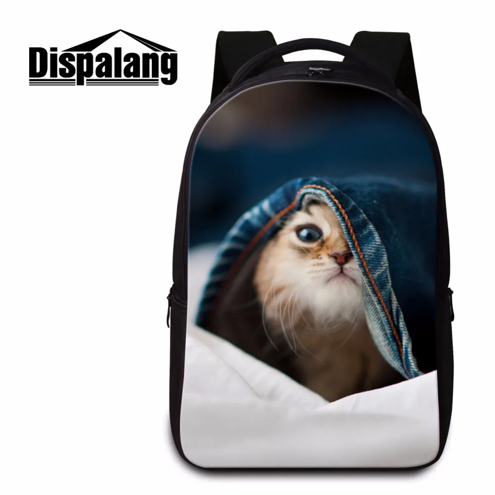 

Dispalang cute cat pattern Cool Laptop bag travel Backpack for men Large Book bag Computer package multi-functional School bag