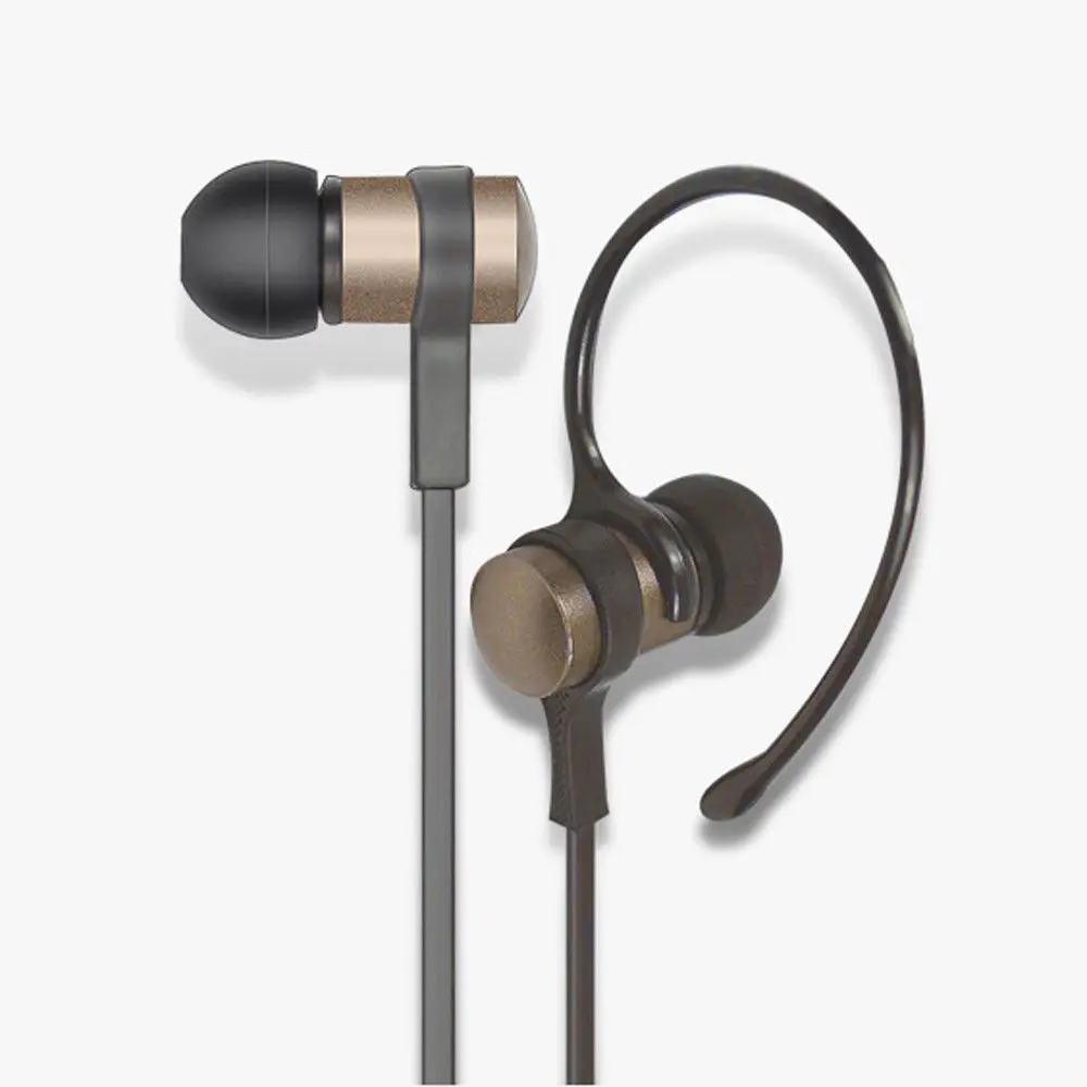 Портативные беспроводные Bluetooth наушники с ушным крючком музыкальные