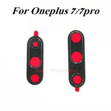 2 Pcs Original Rear Back Camera Glass Lens Cover For Oneplus 7/7Pro Lens Replacement Repair Spare Parts With Stickers