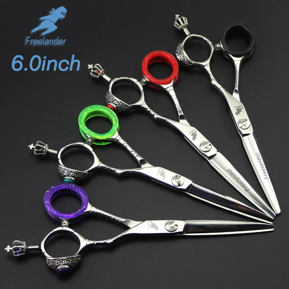 6.0in. Freelander Four colour Profissional Hairdressing Scissors Hair