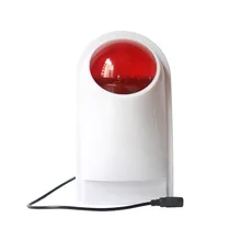 DC12V Водонепроницаемая уличная сирена 20 зоны беспроводной детектор сигнализации стробоскоп с пультом дистанционного управления