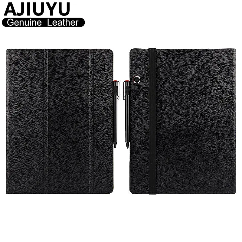 Genuine Leather For Lenovo Miix 720 Case Cover Ideapad MIIX720 Protective Smart Tablet Miix 5 Pro Case Protector Sleeve Cowhide