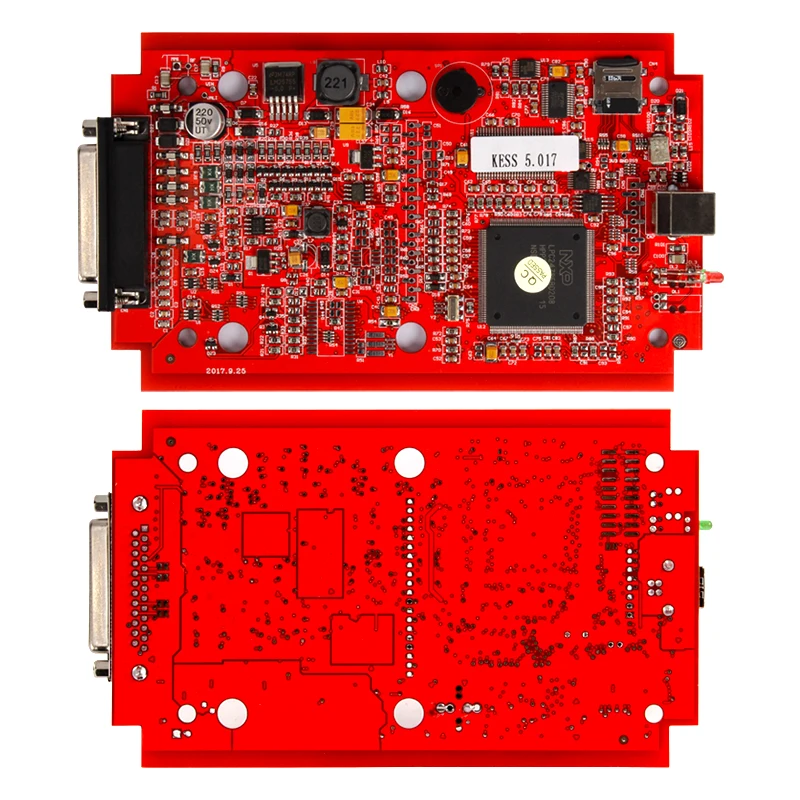 OBD2 интернет-ЕС версия красный KESS V5.017 SW V2.23 v2.47 без знака ограничить Kess V2 5,017 HW ktag v7.020 OBD2 менеджер Тюнинг Комплект автомобиля