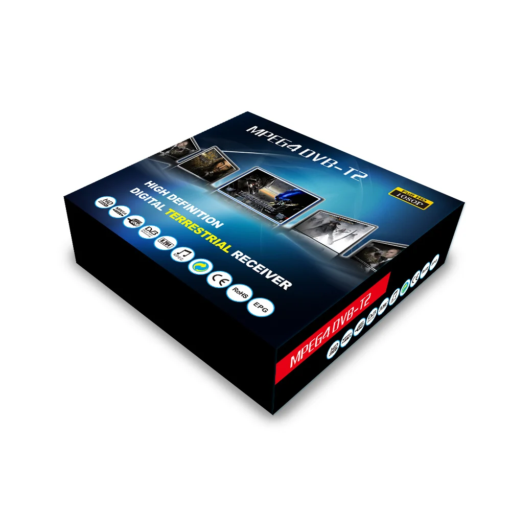 Vmade DVB T2 8902 суши ТВ приемник тюнер H.264 HD 1080 p поддерживает YouTube PVR коробка + крытый
