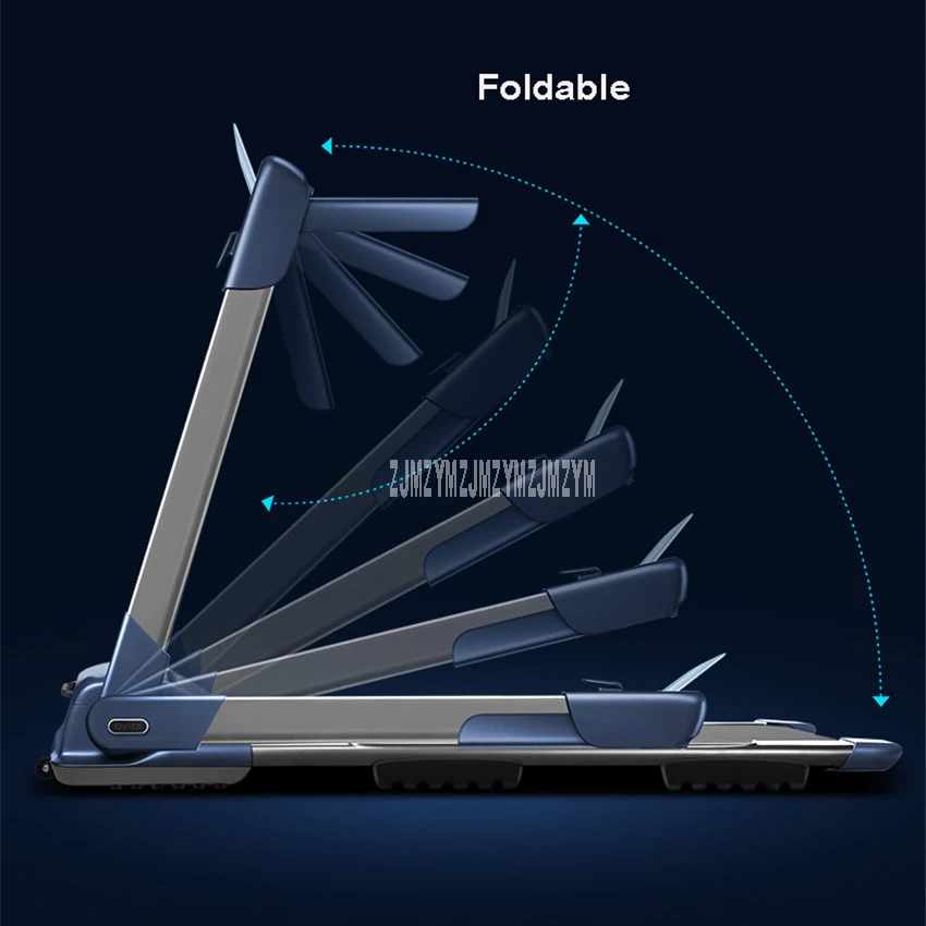 T3 светодиодный Дисплей интеллигентая(ый) складная беговая дорожка мини ультра-тихий вентилятор 43*125 см беговое полотно Крытый Семья тренажер для фитнеса