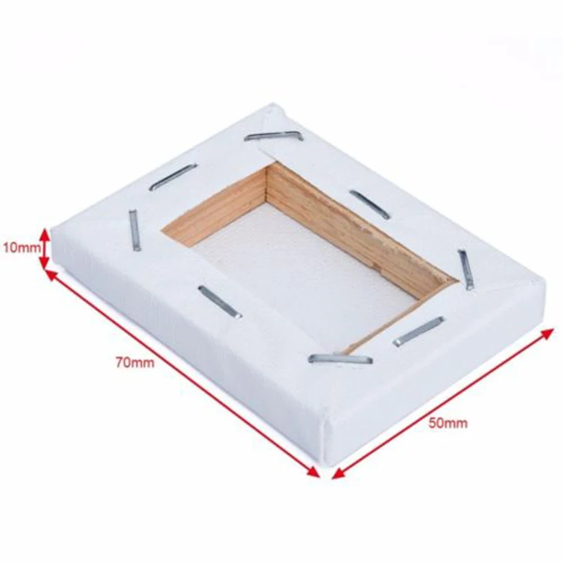 

Set Of 10 Artist Blank Canvas Frame Acrylic Oil Water Painting Board Canvases
