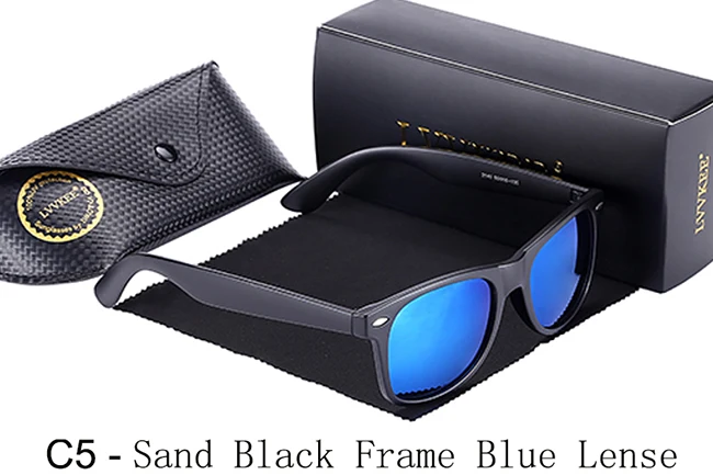 C5-Sand Black Frame Blue Lense