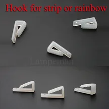 Зажим фиксатора прочный 5050 5630 Светодиодная лента светильник прозрачный силиконовый аксессуар кремниевое крепление RGB фиксация на стене на дереве