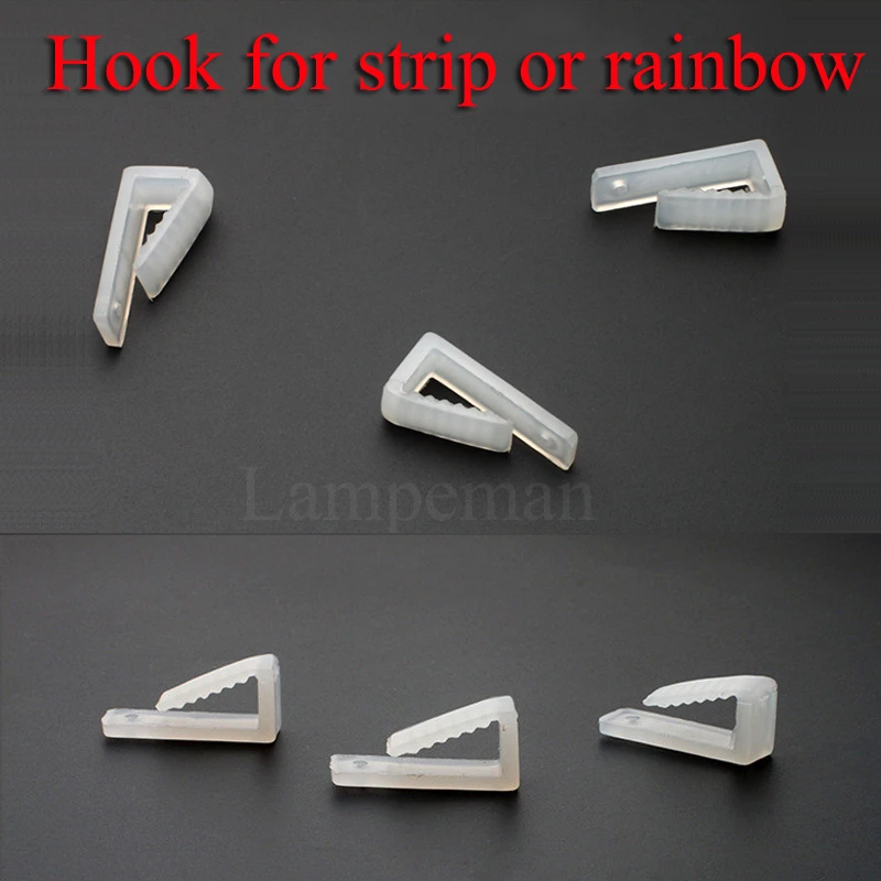 100pcs Fixer Silicon Clip 5050 5630 LED Strip Light Durable Silicon Fastener