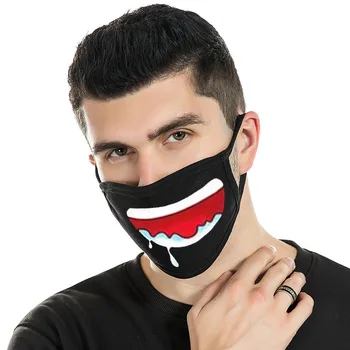

Fashion Face Mask Unisex Cotton Dustproof Mouth Face Mask Anime Cartoon Lucky Bear Women Men Muffle Face Mouth Funny Party Masks