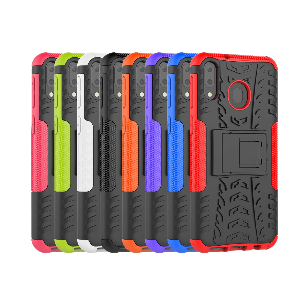 

PC + TPU Funda Case For Etui Samsung Galaxy M20 Case Shockproof Smartphone Back Cover Coque For Samsung M20 SM-M205F Case Capa
