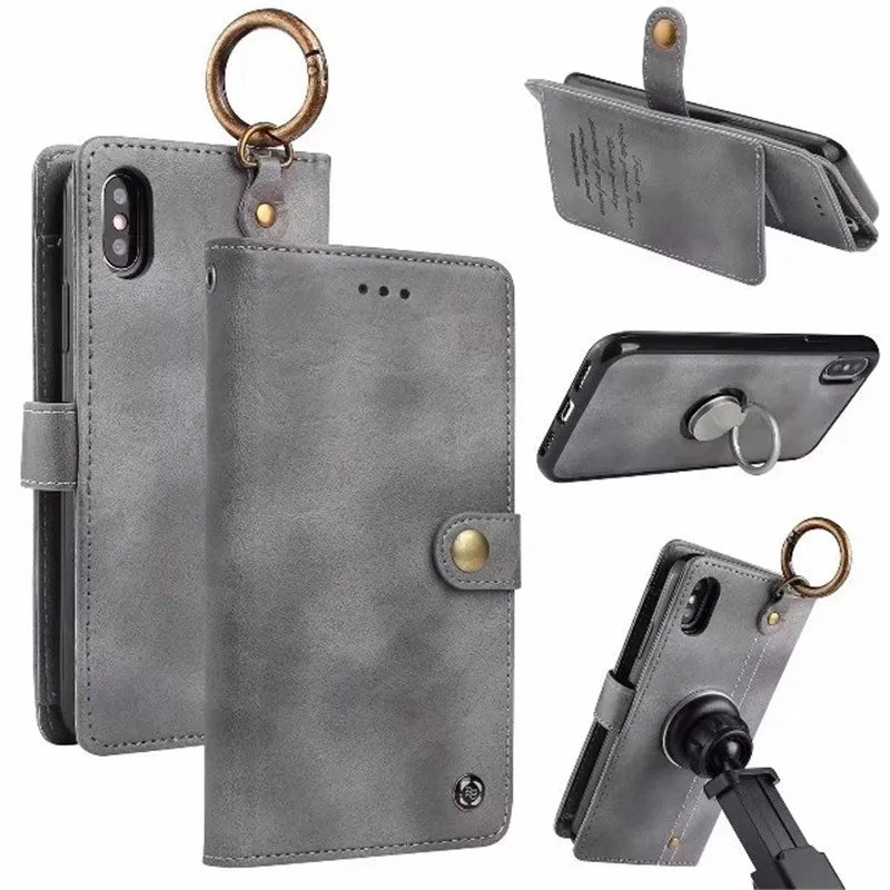 Телефон чехлы для iphone х Подставка держатель металлическое кольцо хоп Магнитная
