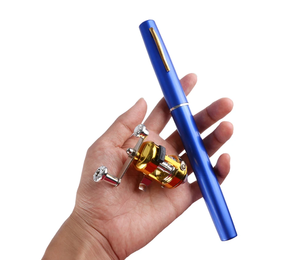 Fishing rod combo Mini Rod+Reel Portable Pen Shape ROD Pocket Fishing reel Sea Fishing Tackle Fishing rod combo Mini Rod+Reel Portable Pen Shape ROD Pocket Fishing reel Sea Fishing Tackle