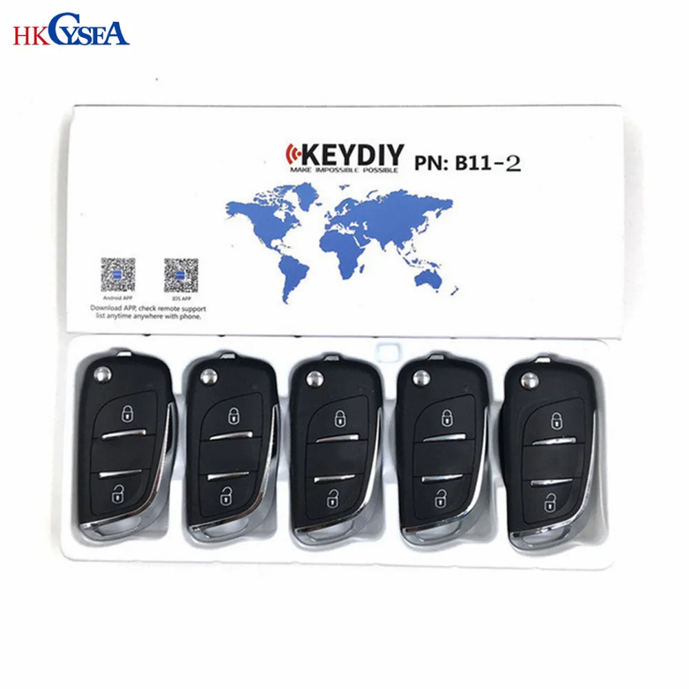 KEYDIY 5 шт./лот, NB11-2/B11-2 KD900/KD-X2/KDMINI ключ программист серии B NB пульт дистанционного управления DS стиль ключа автомобиля