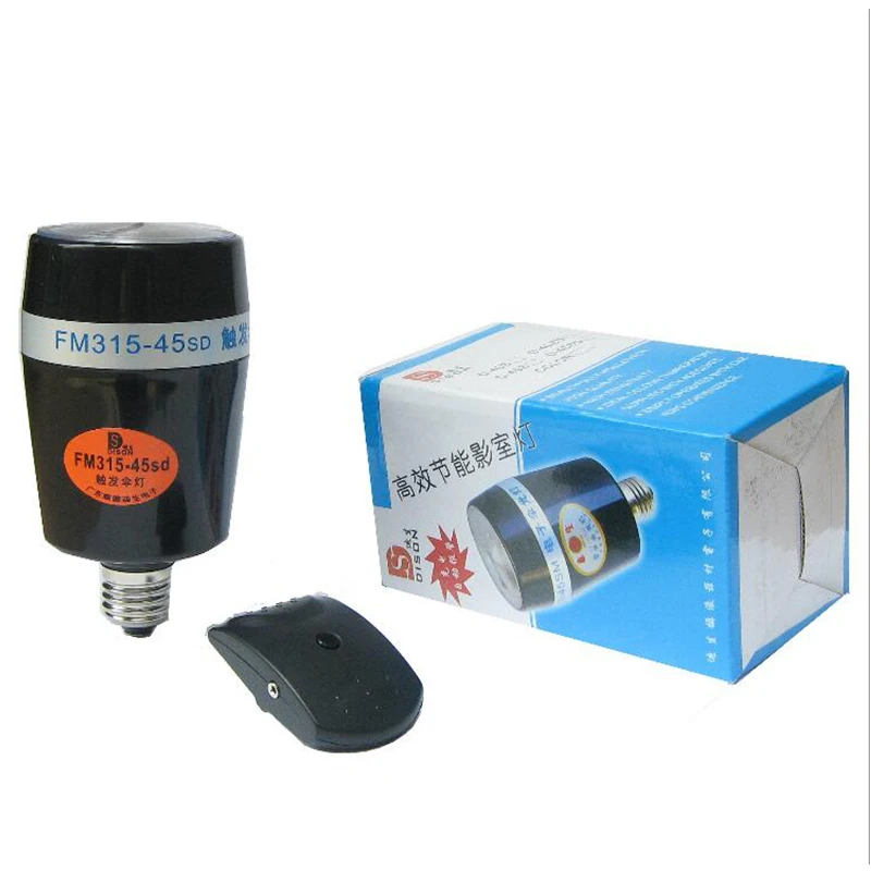

Photographic flash lamp electronic umbrella lamp 45W light controlled electronic flash sync send trigger E27
