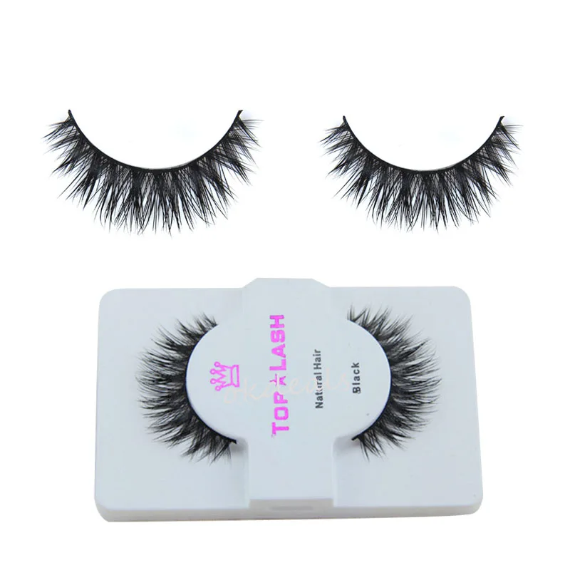 

1 Pair 100% Mink Hair Long False Eyelashes Eye Lashes Extensions Makeup Tools