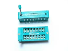 10 adet 28pin ZIF soket DIL ICs Textool sıfır yerleştirme geniş DIP test