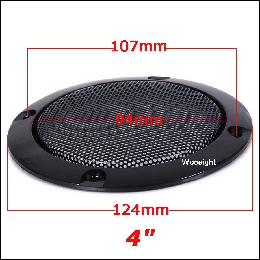 23 Inch Speaker Net Coaxial Metal Sub Mesh Grills Cover Woofer Cover Black Frame Car Speaker Grille For All Cars (6)