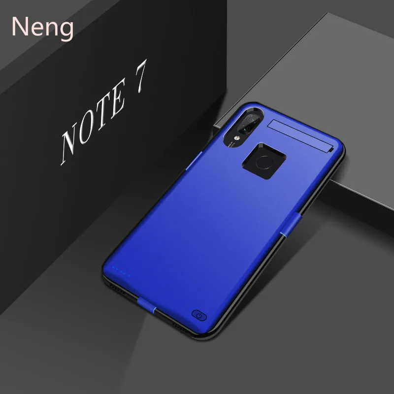 Neng 6800mAh зарядное устройство чехол для Xiaomi Redmi Note7 внешний аккумулятор тонкий