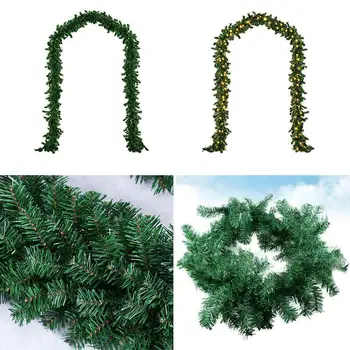 

Navidad 2018 Christmas Decorations For Home Garland Green Decoration Christmas Rattan Ornaments For Home Ornaments