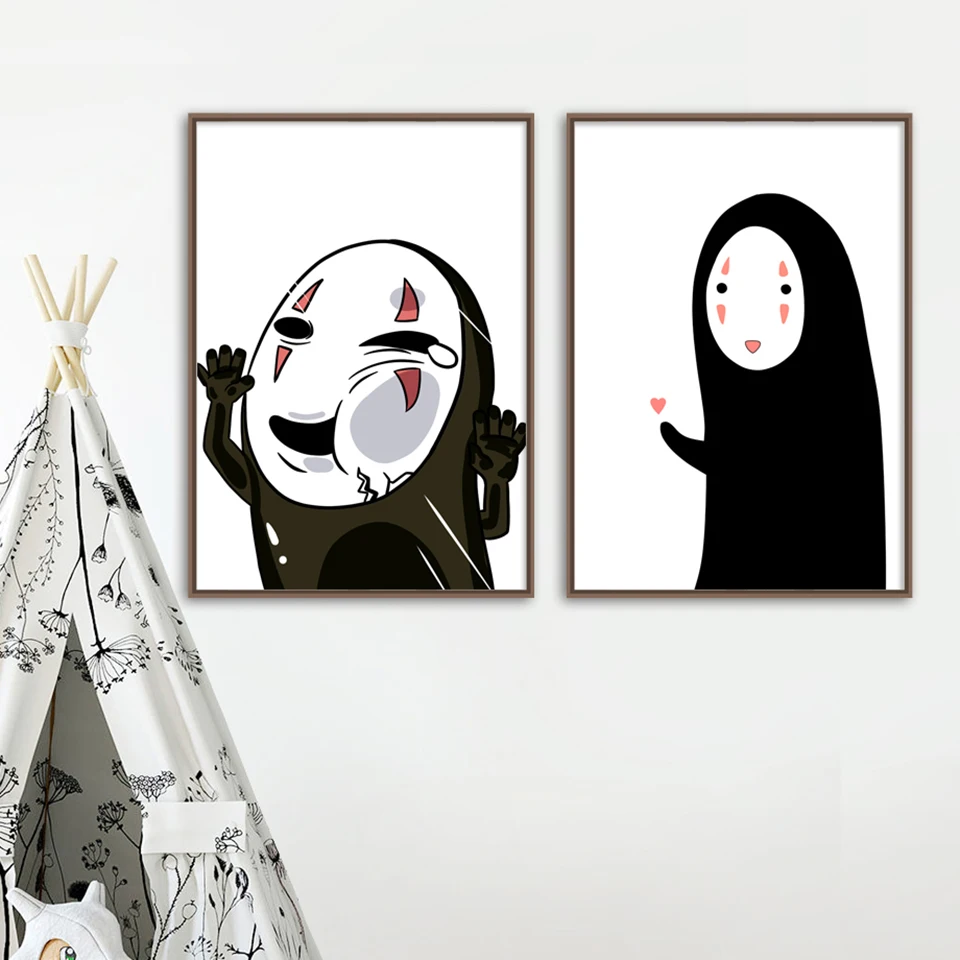 Spirited-Away-Poster-Nordic-Kids-Bedroom-Canvas-Painting-Pop-Art-Print-No-Face-Man-Anime-Posters (1)