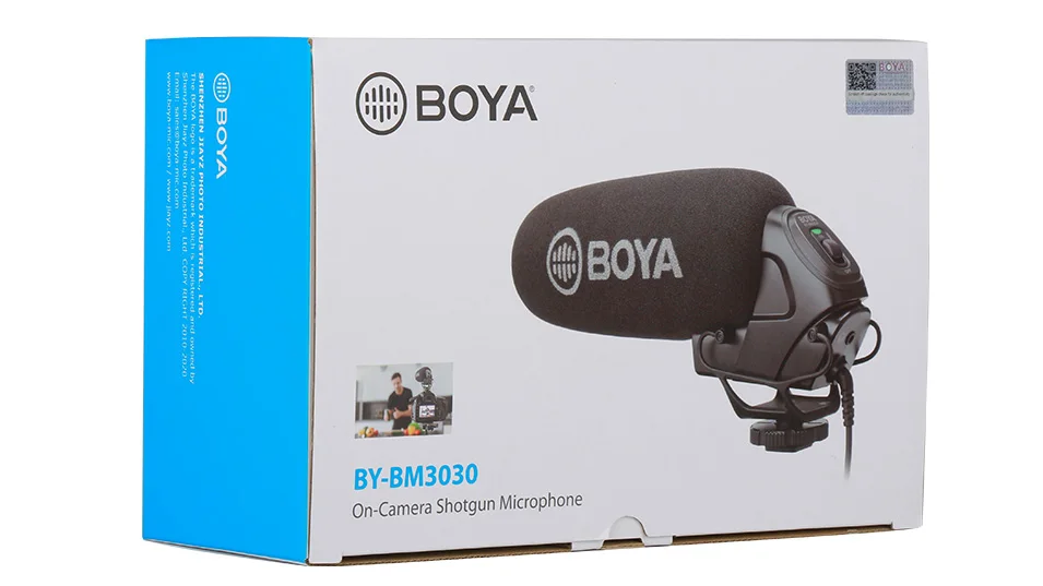 BOYA BY-BM3030 накамерный микрофон для DSLR камеры s Видео Аудио рекордеры конденсаторный микрофон с 1/4 винтом 3,5 мм разъем для речи