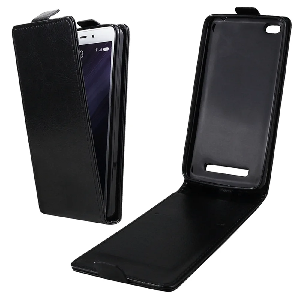 Leather Case For Xiaomi Redmi 4A Brand Card Slot Flip Cover Silicone