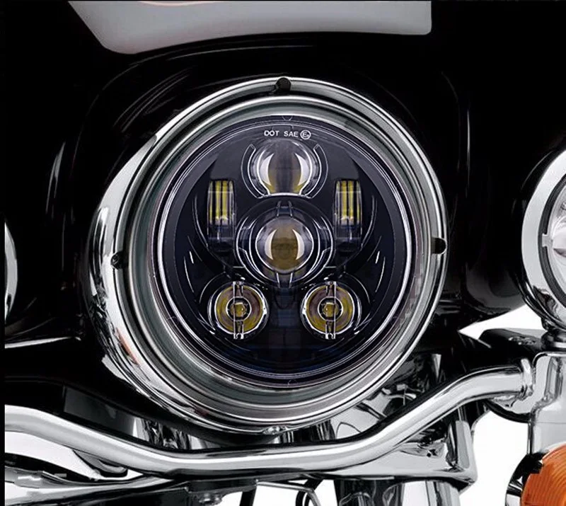 Motorcycle Headlight Daymaker Black For Harley Sportster_
