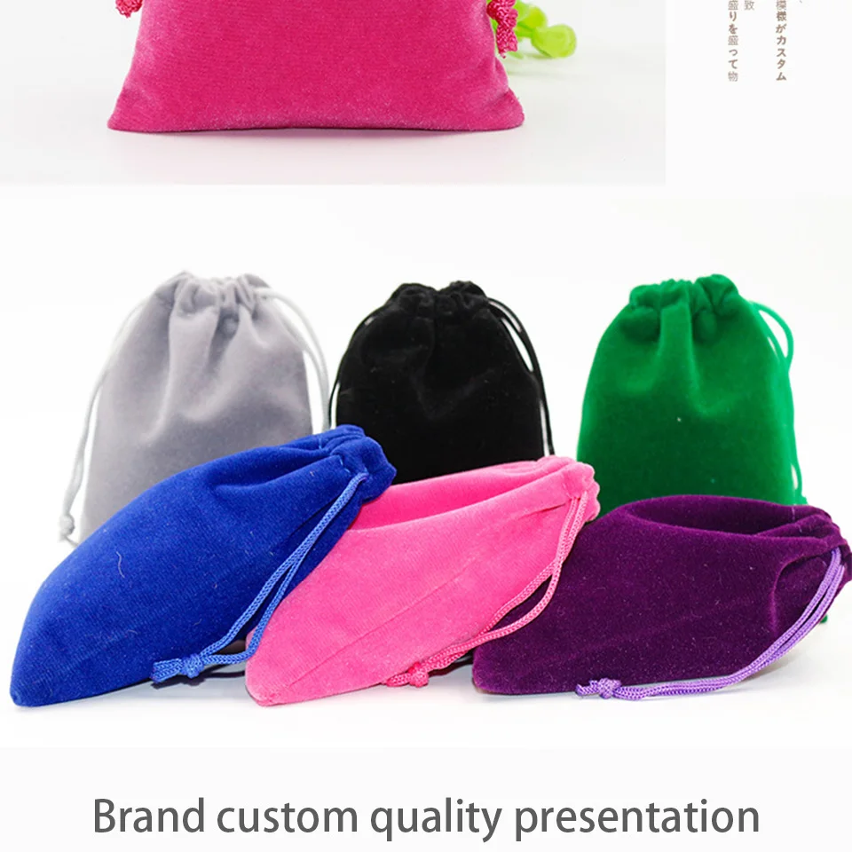 Earphone bag Flannel cloth Earbuds carrying case Headphones storage pouch Mini-protection small bag for Earphones SD cards (7)