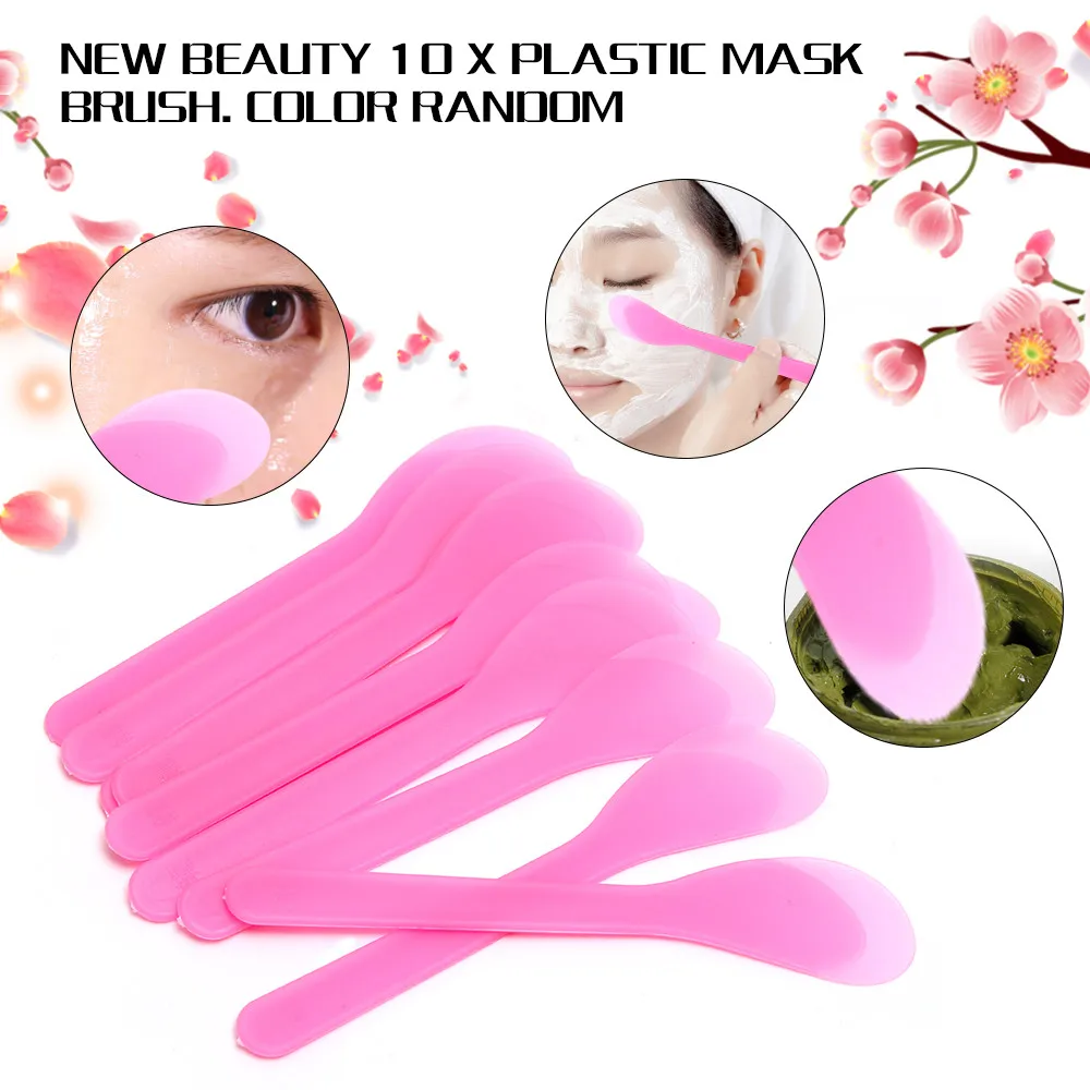 

10PC Beauty DIY Facial Mask Makeup Brushes Face Skin Care Mixing Mud Brush Beauty Applicator Make Gel Makeup Brush Tool