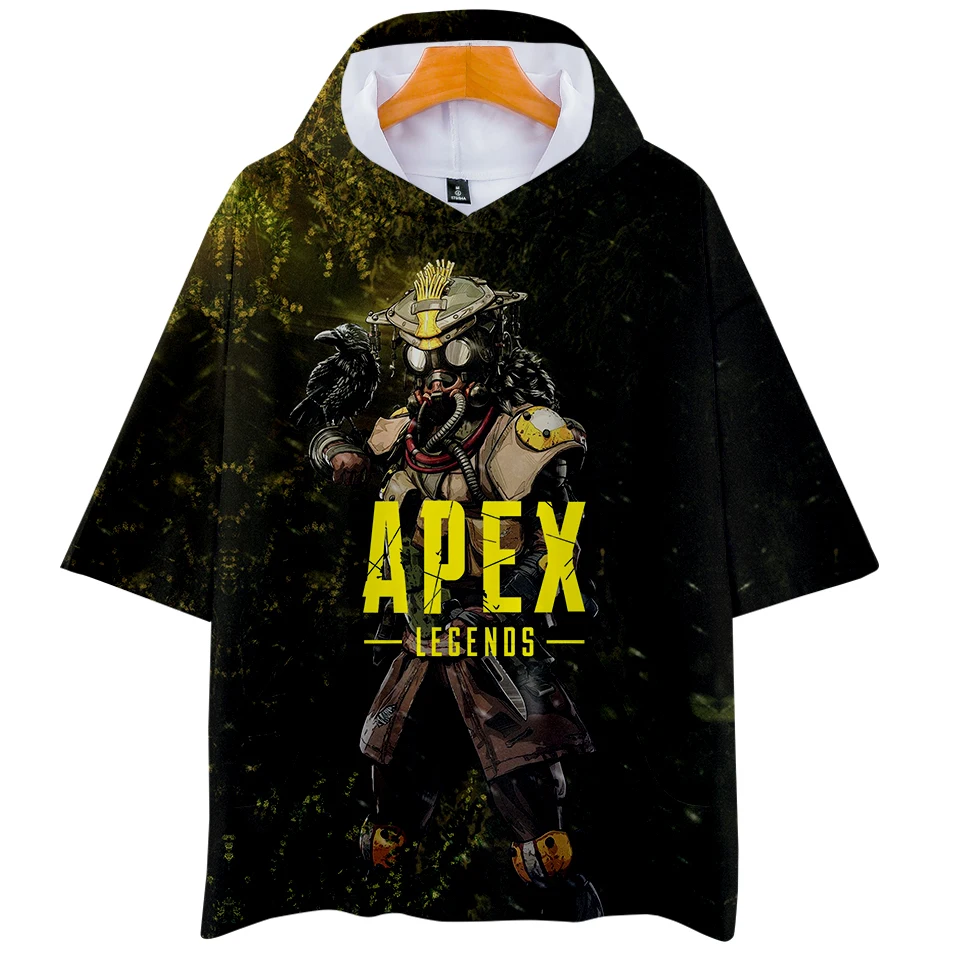 Boys Girls Short T-shirts with hat clothing 3D  Kids tops print cotton cartoon hoodies clothing Short Sleeves Summer Tee aikooki