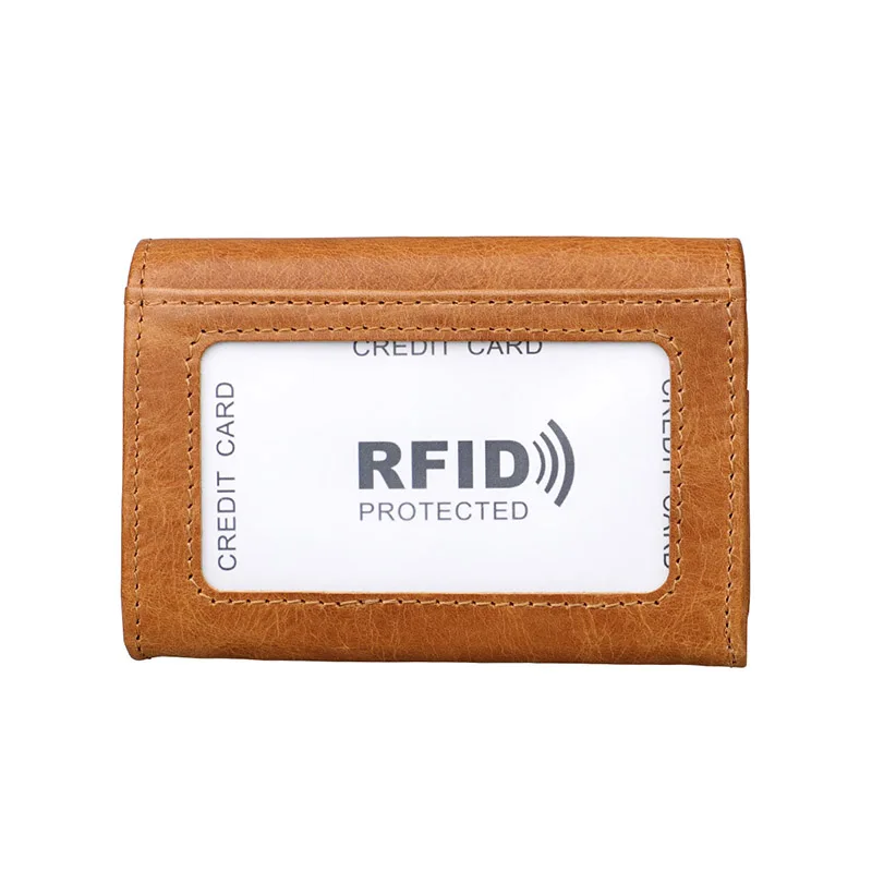 Baellerry стиль RFID визитница минималистский кошелек для мужчин женщин карты ID Держатели пояса из натуральной кожи RFID д