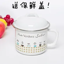 14/16 см эмалированная кастрюля из чаша для лапши быстрого приготовления чаши чашки бак для холодной воды эмалированная кастрюля бутылка термо-чашка Отправка почтой