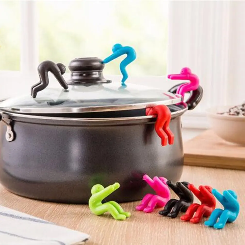 

Portable 1Pcs Raise The Lid Overflow Device Stent for Kitchen Tools Pot Cover Overflow Home Kitchen Gadgets