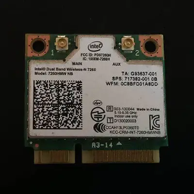 Беспроводная карта адаптера для Intel 7260hmw bn WLAN Half Mini pcie (HMC) NMA 802 11 n HP 717382-001 |