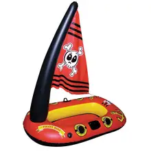 Kidlove Children Inflatable Pirate Ship Water Toy Swimming Ring Inflatable Seat Thickening Version