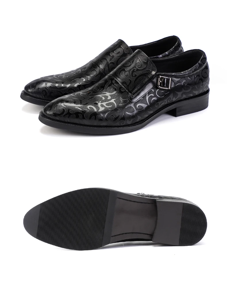 Мужская кожаная повседневная обувь, черная кожаная обувь мужская деловая официальная обувь мужские лоферы без шнуровки, роскошная Брендовая обувь на плоской подошве размера плюс