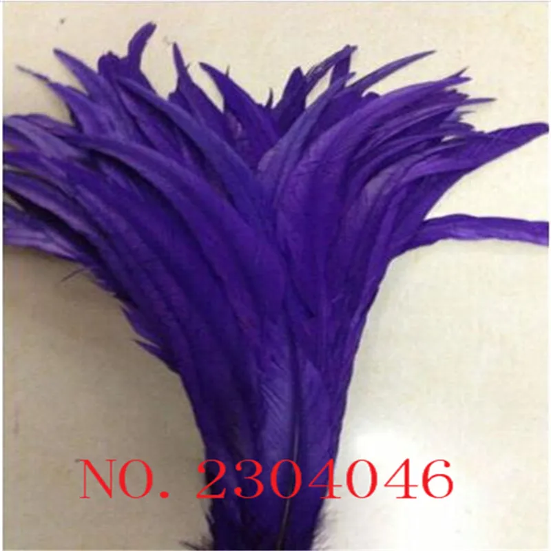 

Wholesale 200PCS natural purple 30-35CM (12-14 inches) cock feather DIY decorative feather accessories