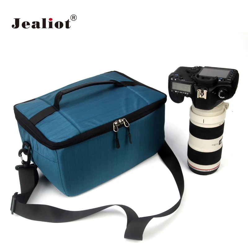 Дешевый Jealiot DSLR SLR сумка для камеры модная сумка для хранения объектива сумка для Canon Nikon sony FujiFilm Olympus Panasonic Camere