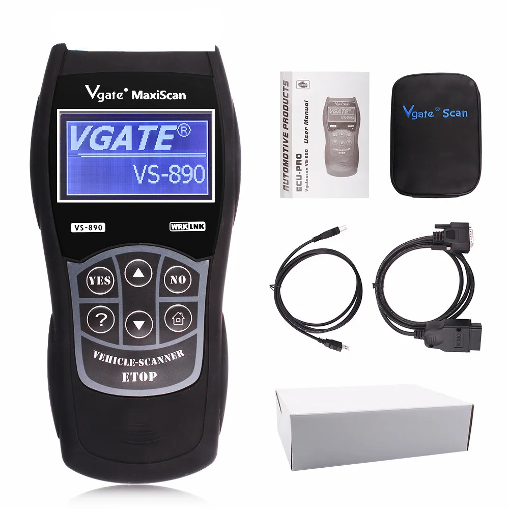 Original OBD2 Diagnostics Scanner Maxiscan Vgate VS890 OBD2 Engine