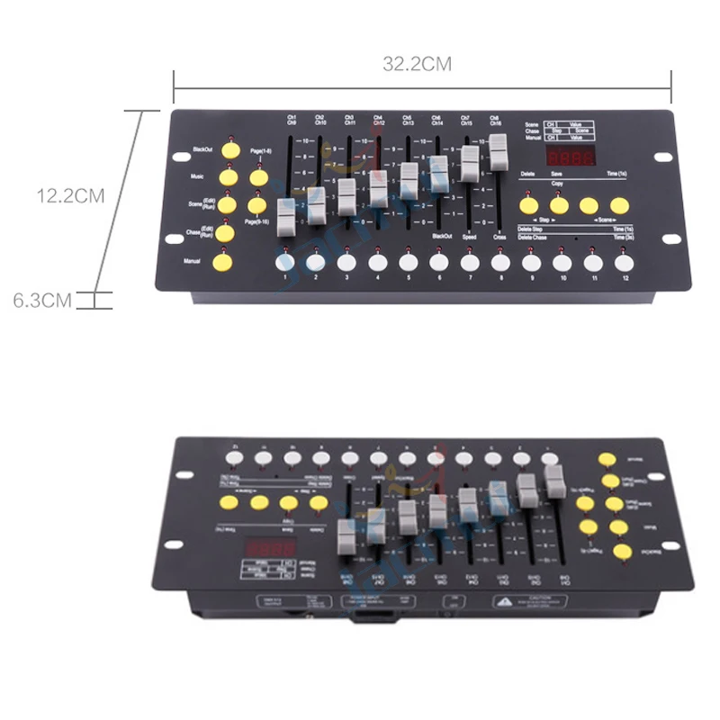 Новый 192 DMX контроллер Диджей свет консольная часть Контроллер освещения программируемый сценического освещения Управление доска для
