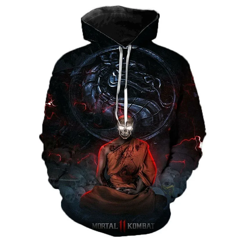 

2019 Hot Sale Mortal Kombat 11 3D Hoodies Men Women Spring Fashion Hooded Sweatshirts Unisex Casual Streetwear Hoodies