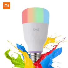 [Глобальная версия] умный светодиодный светильник Xiao mi Yeelight, цветной, 800 люменов, 10 Вт, E27, лимонная умная лампа для mi Home App, белый/RGB, опция 16