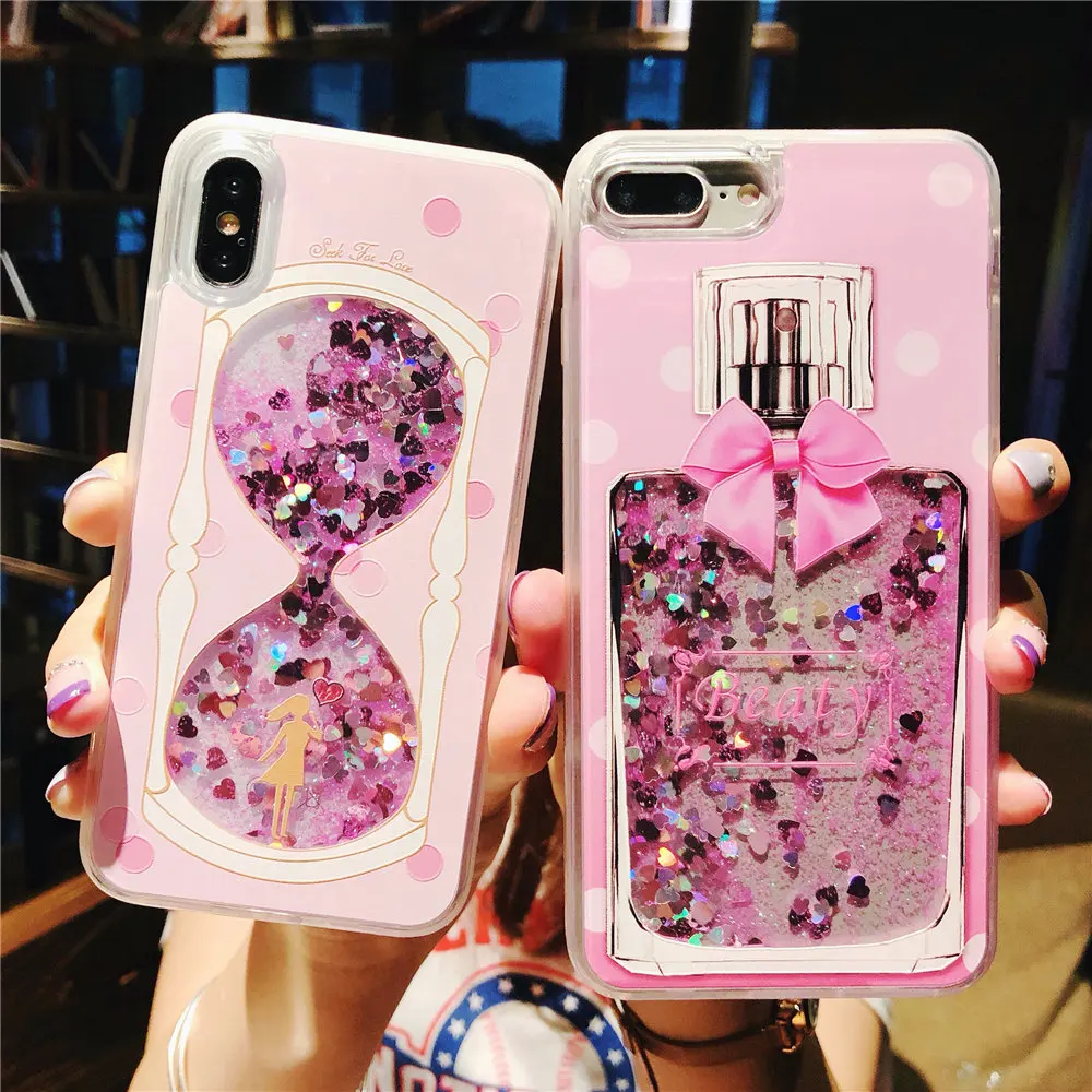 Luxury Liquid Quicksand Glitter Case For iphone 6 6s 6 7 8