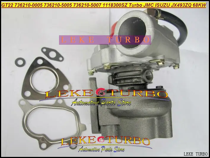 

GT22 736210-5003 736210-0003 736210 5003 736210 0003 736210 1118300SD Turbo Turbine Turbocharger For ISUZU For JMC JX493ZLQ 68KW