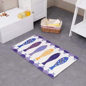 

dust-proof bathroom rug adornos para bano decoration for home cartoon prints animals pattern anti slip bath room mats DW017