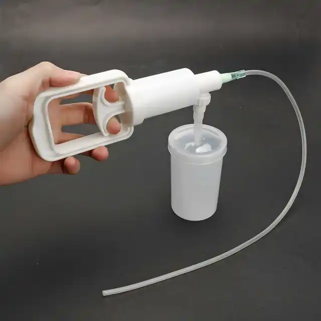 Instrukcja gospodarstwa domowego przenośny Aspirator plwociny 150ML instrukcja przenośny flegm ssania Sucker pompa ręka pomoc pacjenta dziecko w podeszłym wieku użytkowania tanie i dobre opinie Suction Pump Sputum Suction Approx 335g 1 Set As Picture Show Sputum Suction Machine Instrukcja gospodarstwa domowego przenośny Aspirator plwociny 150ML instrukcja przenośny flegm ssania Sucker pompa ręka pomoc pacjenta dziecko w podeszłym wieku użytkowania tanie i dobre opinie Suction Pump Sputum Suction Approx 335g 1 Set As Picture Show Sputum Suction Machine