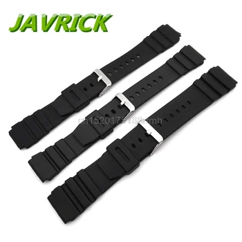 

Men Silicone Rubber Watch Strap Band Deployment Buckle Waterproof 18mm - 22mm