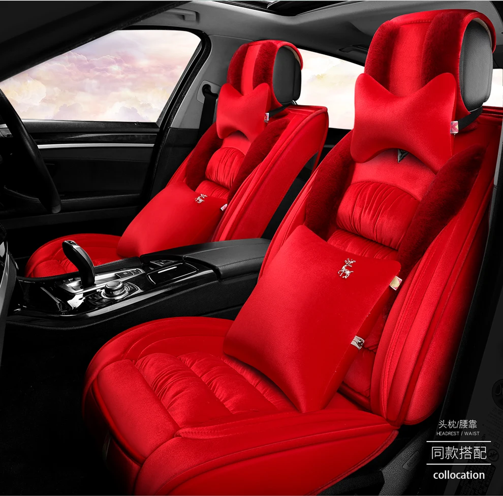 3D прошитой подошве; теплые зимние плюшевые Тапочки сиденья универсальная подушка стайлинга автомобилей для Mazda 3/6/2 MX-5 CX-7 CX-5 Axela ATZ M2 M3 M6